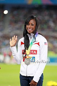 100H Silver Medalist Danielle Carruthers