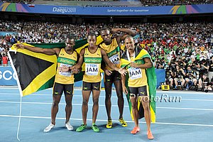 Jamaican 4 X 100 World Champs