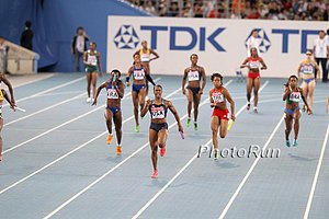 100 Champ Carmelita Jeter Brings Home The 4 X 100