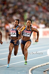 USA Women's 4 X 100 Qualifying