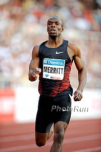 LaShawn Merritt Bact at 400m