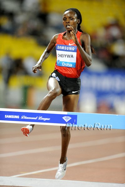 Milcah Cheiywa, the 2010 DL Champion, Won the Steeple