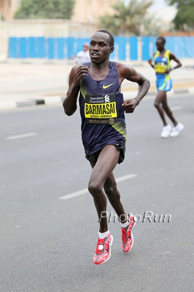 Kiptanui Drops Out Behind Barmasai