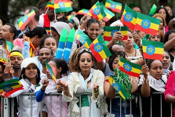 Some Ethiopian Fans in Dubai
