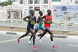 David Barmasai, Evans Cheruiyot, and Eliud Kiptanui B