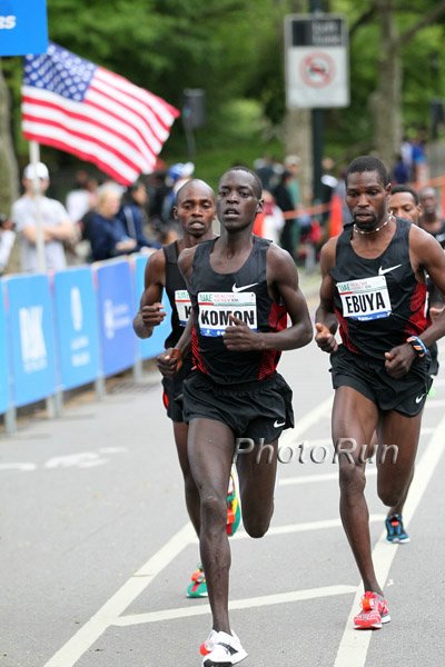 Leonard Komon and Former World XC Champ Joseph Ebuya