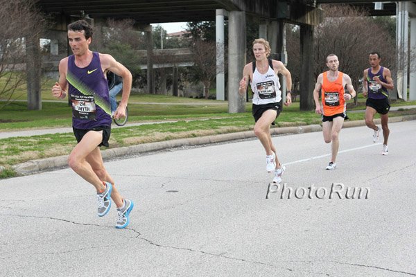 Ryan Hall Catching Back up to Patrick Smyth