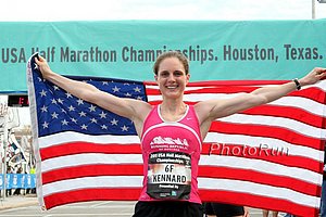 Nan Kennard 3rd in 1:12:03