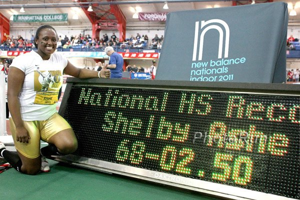 Shelbe Ashe High School Record in Weight