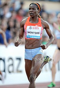 Amantle Montsho in 400 over Sanya Richards-Ross
