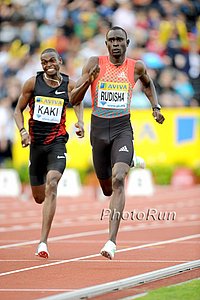 David Rudisha and Abubaker Kaki