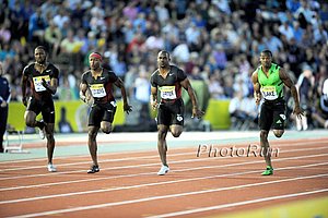 Nesta Carter and Yohan Blake