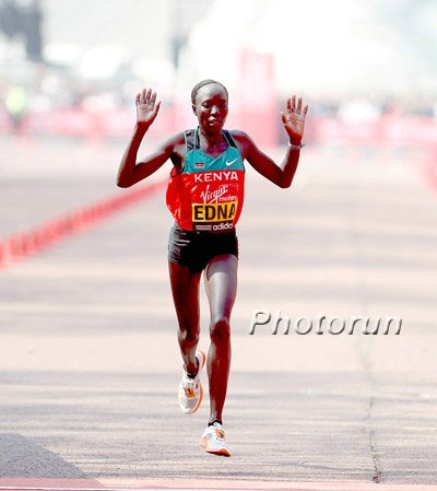 Edna Kiplagat 3rd Place