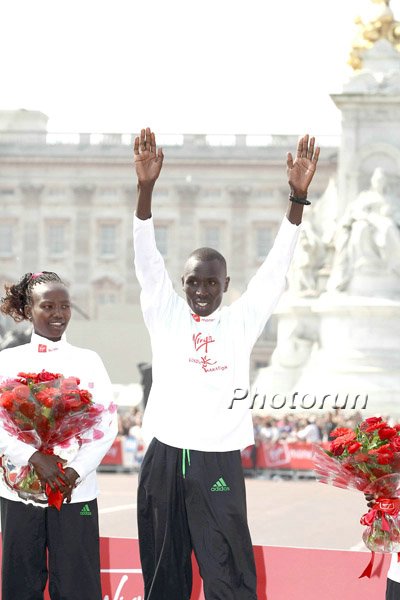 Emmanuel Mutai and Mary Keitany