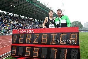 Lukas Verzbicas and Jim Ryun