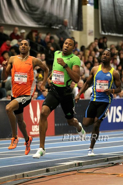 Duane Solomon and Tevan Everett in Men's 600m