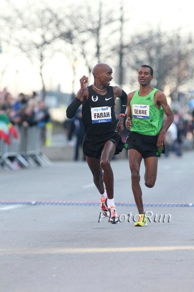 Mo Farah Outsprinting Gebremariam