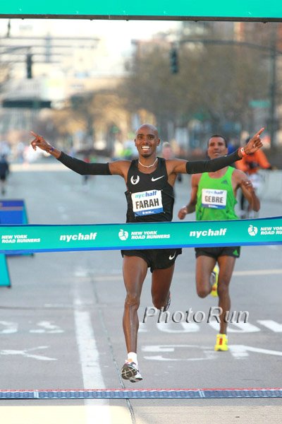 Mo Farah over Gebre Gebramriam