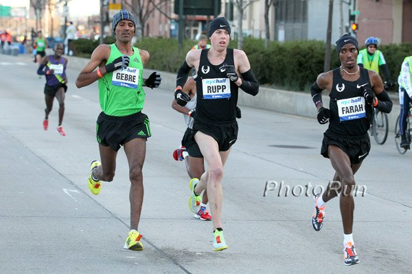 Mo Farah, Galen Rupp, Gebre Gebremariam