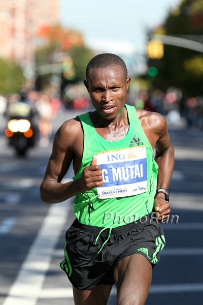 Geoffrey Mutai All in Front