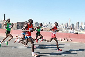 Empire State Building a Nice Backdrop to ING New York City Marathon