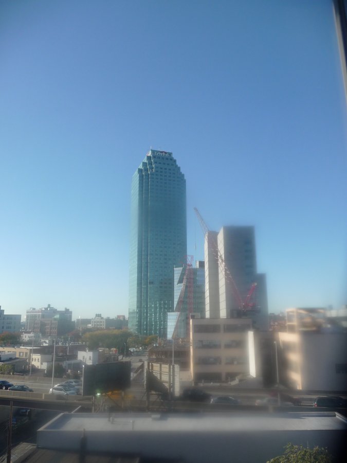 The view from our hotel - looks great.
