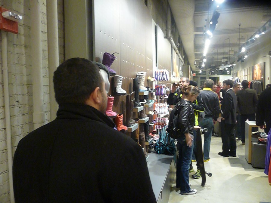 Security guy keeping the VIP lounge secure.