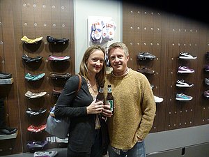 Shawn Lear and Mrs. Shawn Lear (the man formerly known as Mr. Running with the Buffaloes)