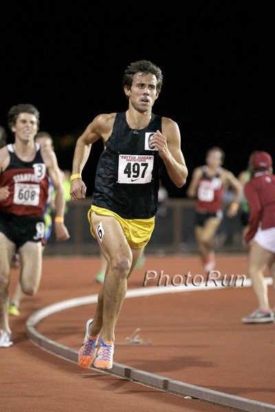 Brandon Bethke Won the 5000m in 13:25.82 over Elliott Heath