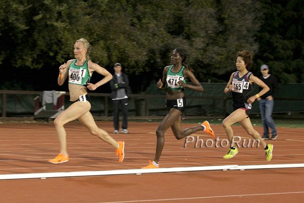 Shalane Flanagan, Sally Kipyego, and Kayoko Fukushi