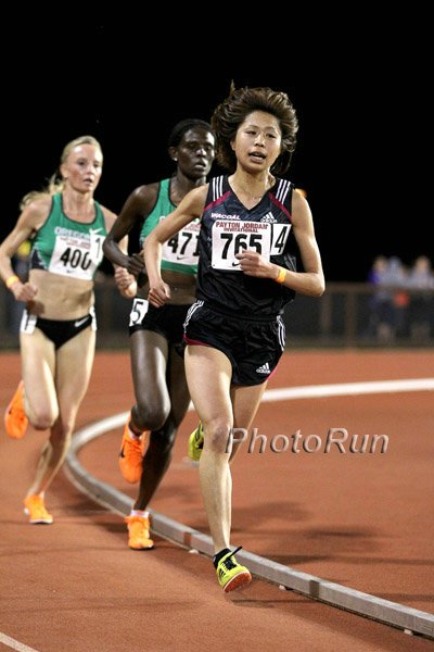 Kayoko Fukushi  of Japan Leading