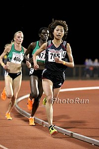 Kayoko Fukushi  of Japan Leading