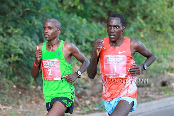 Sammy Kitwara (l) and Matthew Kisorio (r)