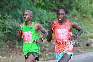 Sammy Kitwara (l) and Matthew Kisorio (r)