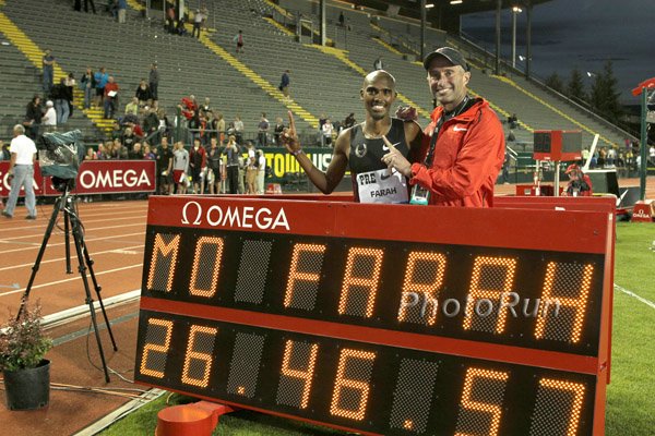 Mo Farah and New Coach Alberto Salazar