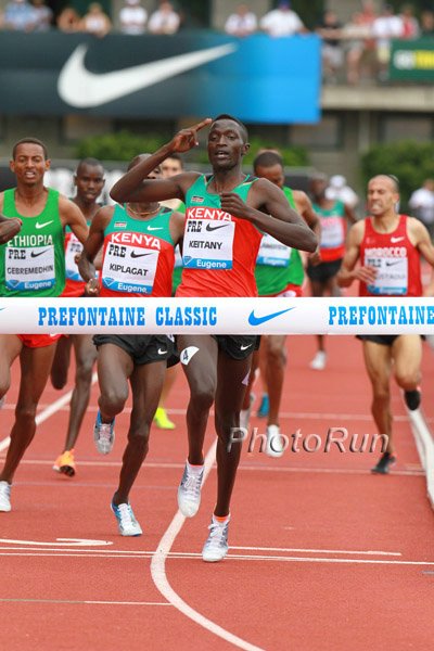 Haron Keitany 2011 Prefontaine Mile Champion