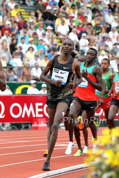 Olympic Champion Asbel Kiprop in Bowerman Mile
