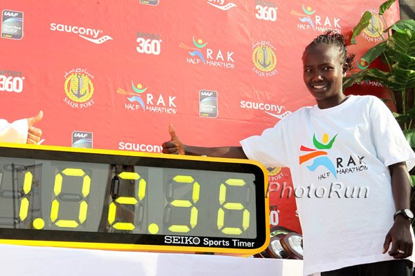1:02:36 World Best for 20km