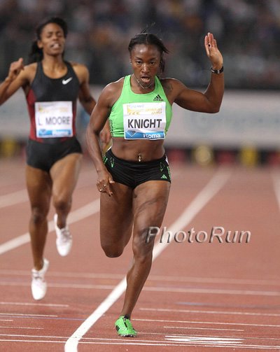 Bianca Knight Beat Allyson Felix in the 200