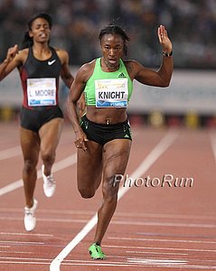 Bianca Knight Beat Allyson Felix in the 200