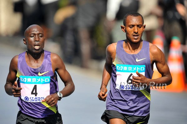 Paul Biwott and Hailu Mekkonnen