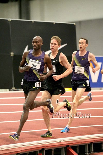 Bernard Lagat, Galen Rupp and Brent Vaughn