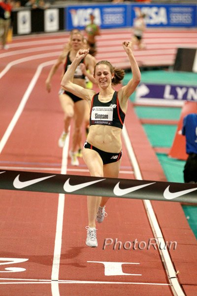 Jenny Simpson Wins Mile to Complete Double