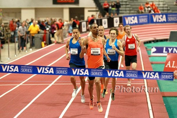 Duane Solomon 1:48.03 Takes 800m Over Tetlo Emmen and  Mark Wieczorek