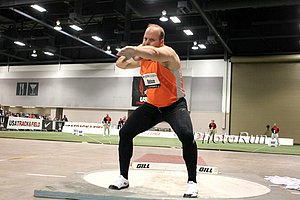 Adam Nelson 3rd in Shot