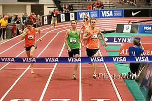 Jeff See Battling Aaron Braun (Doubling Back from 3000m) and Garrett Heath