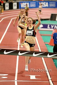 Jenny Simpson Wins Mile to Complete Double