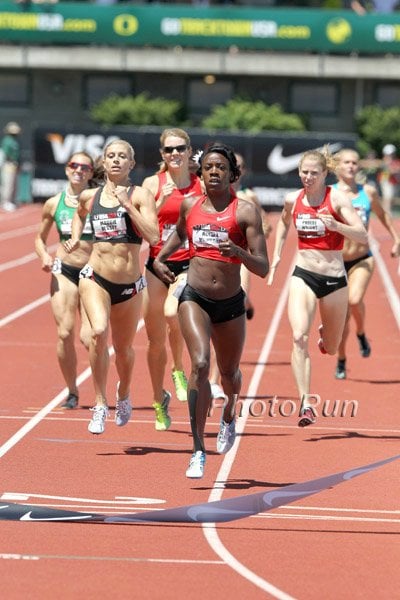 Women's 800m: Alysia Montano Show