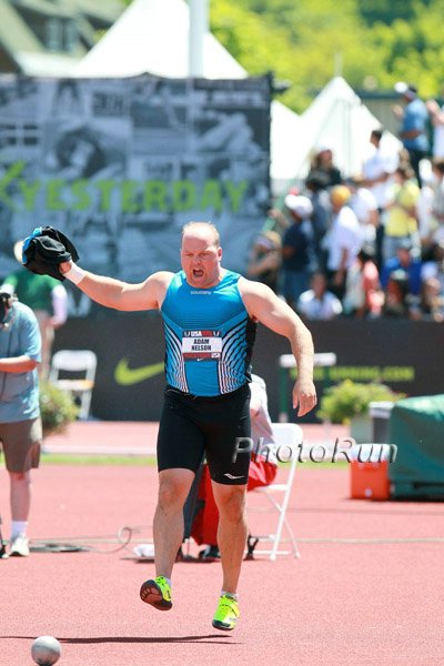 Adam Nelson Won the Men's Shot