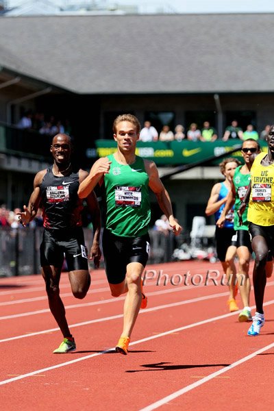 Nick Symmonds and Khadevis Robinson Battling